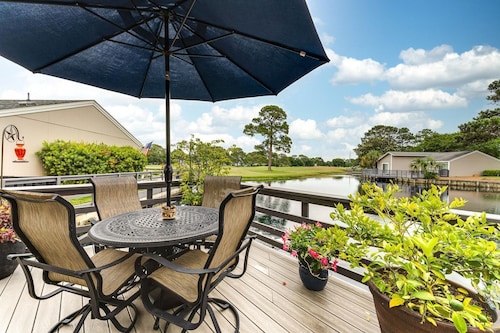 Waterfront Deck, Golf Cart,  Linkside Village 437