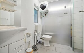 Shower, hair dryer
