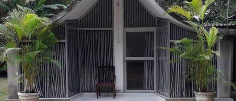 Façade de l’hébergement