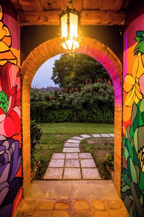 Entrée de l’hébergement