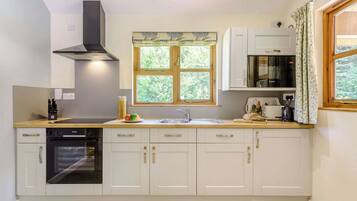 Fridge, oven, stovetop, toaster