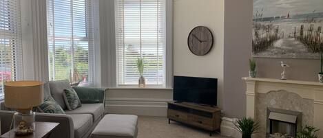 Lägenhet - 1 kingsize-säng | Vardagsrum