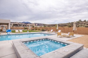 Una piscina climatizada