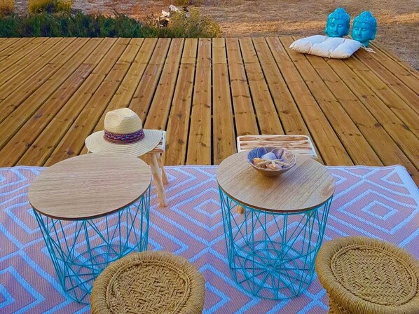 Outdoor dining - Modern Farmhouse "CASITA AYO" South of Melides (Giz Santo Andre)