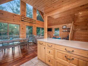 Interior - Spectacular Log Cabin Home 45 minutes to Asheville (Marion)