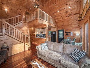 Smart TV, fireplace, table tennis