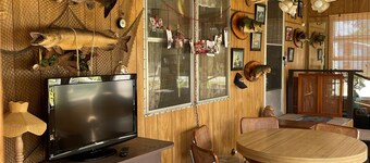 Retreat for tournament fishermen and hunters.