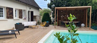 Beautiful villa with swimming pool, 5 minutes' walk from the historic center