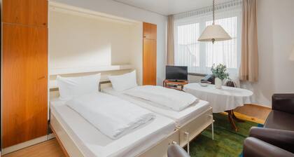 Ferienwohnung 7 im Haus Tiemann befindet sich im 1. OG mit Balkon