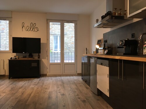 CosyFlat Cherbourg downtown apartment 600m Naval Group