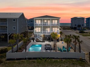 Exterior - Gather at the Beach! | Ocean Views | Elevator (Oak Island)