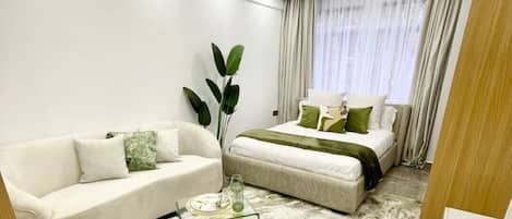 1 室のベッドルーム、WiFi