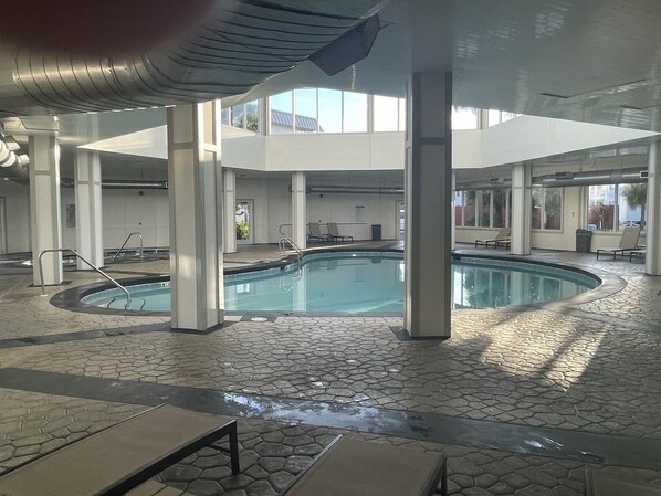 Indoor pool, outdoor pool