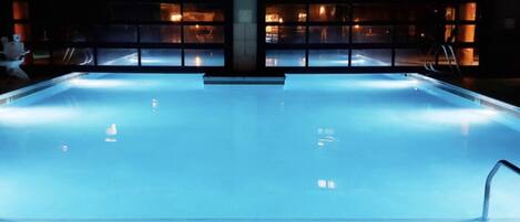 Indoor pool, outdoor pool