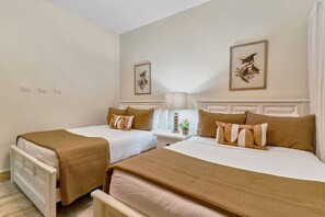 2 bedrooms, iron/ironing board, travel cot, WiFi