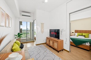 Departamento, 2 habitaciones | Área de sala de estar