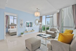 Apartment, 2 Bedrooms | Living area - CYAN by Kozystay (Jakarta)