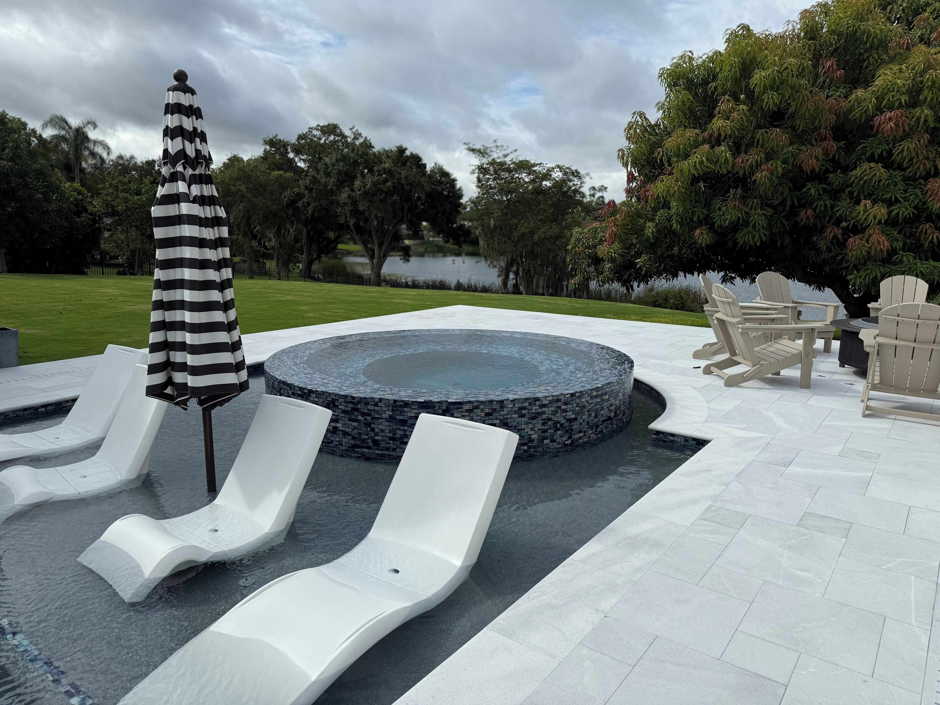 Udendørs pool, opvarmet pool