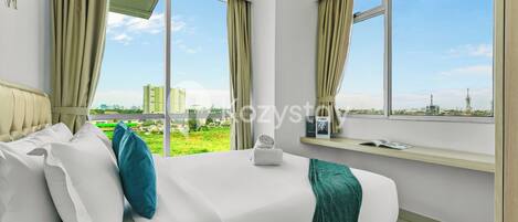 Appartement, 1 slaapkamer | 1 slaapkamer, een strijkplank/strijkijzer, gratis wifi