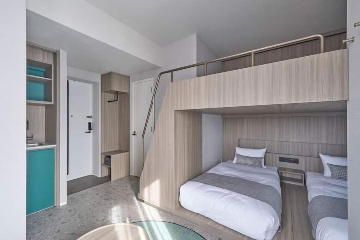 In-room safe, desk, laptop workspace, blackout drapes