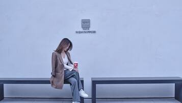 Façana frontal de l'allotjament