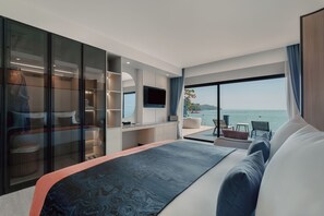Grand Deluxe Ocean View ( Adults Only) | Blackout drapes, soundproofing, bed sheets - Hotel Tide Phuket (Ratsada)