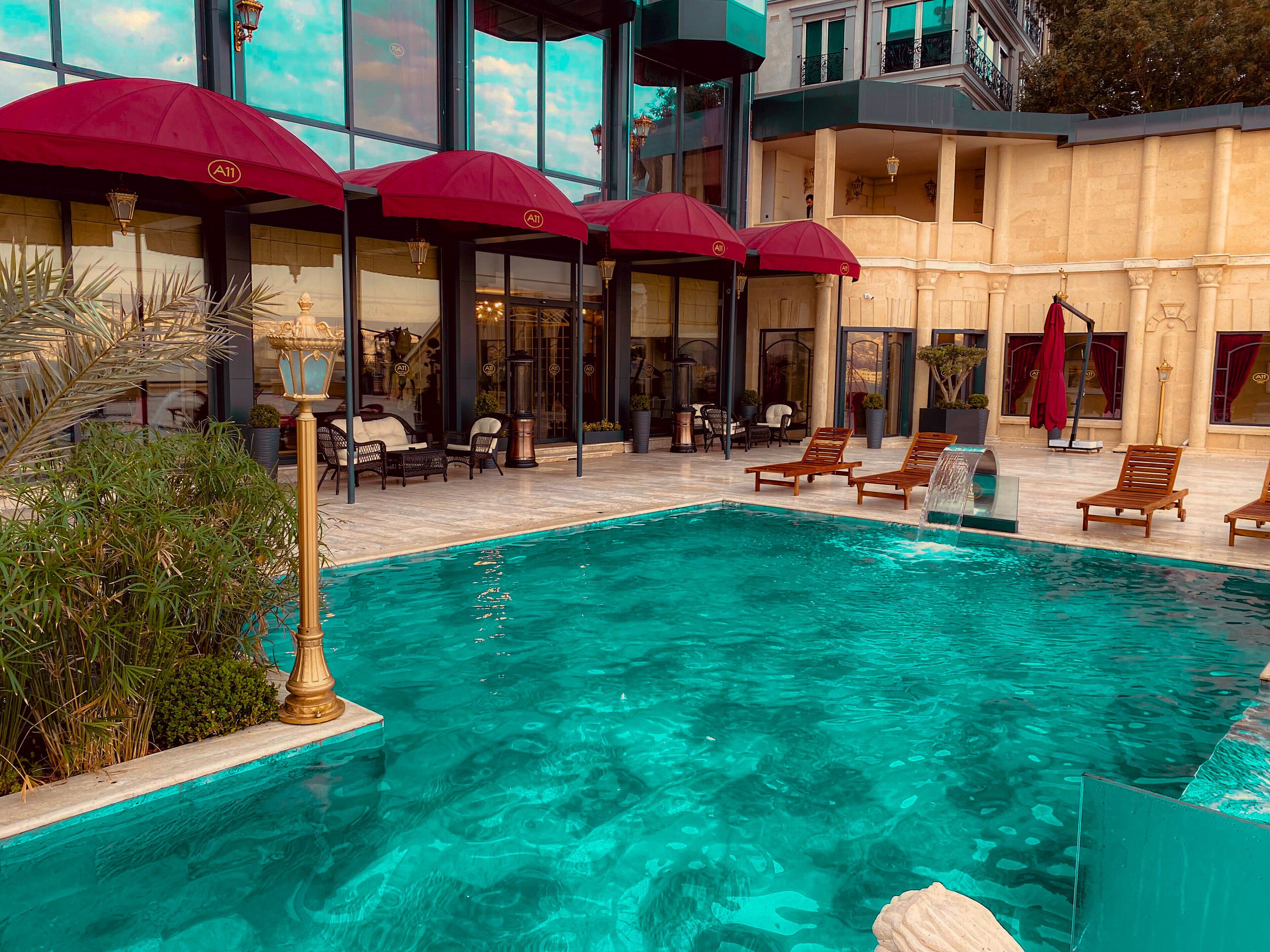 Seasonal outdoor pool