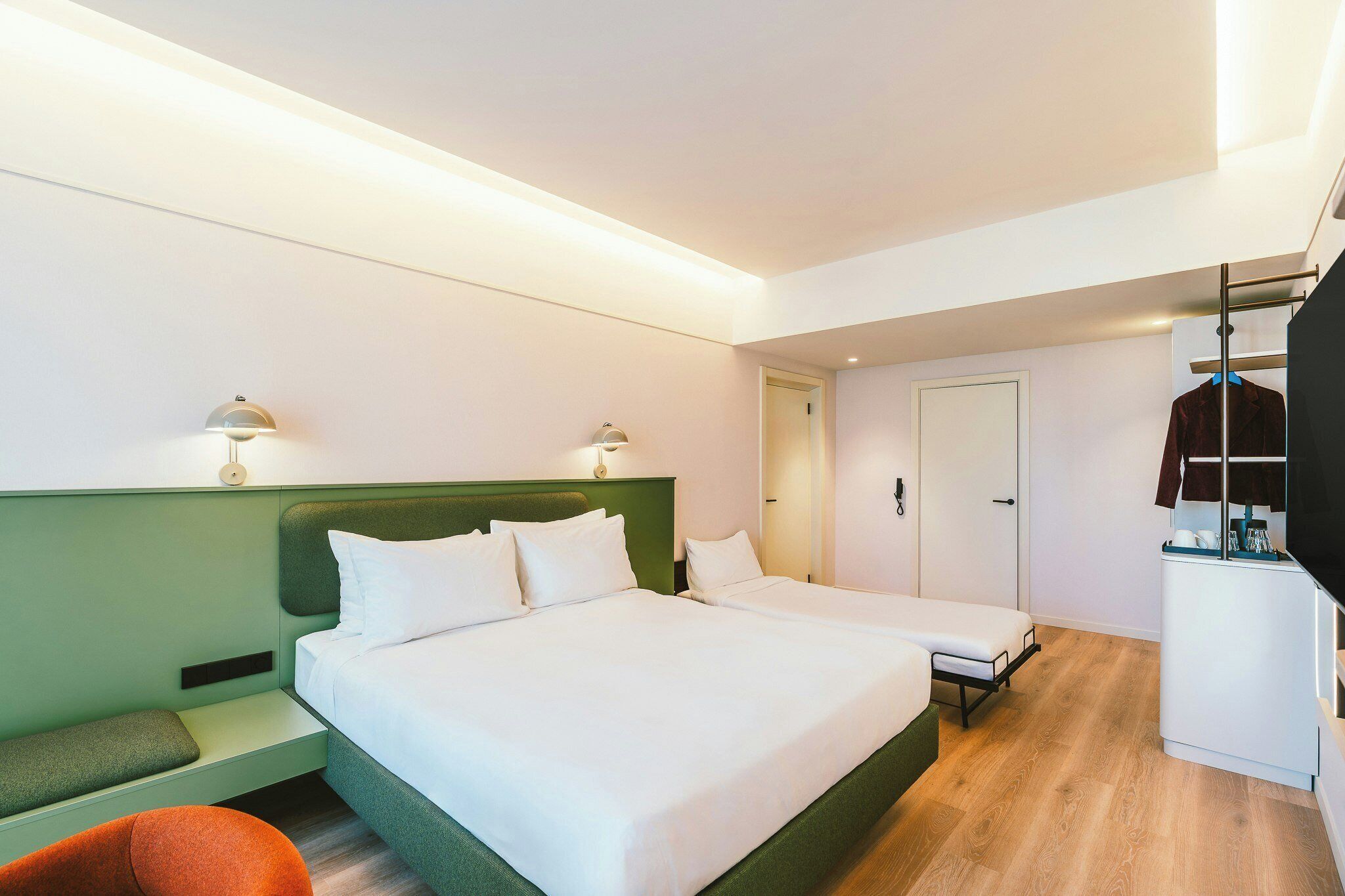 In-room safe, desk, laptop workspace, blackout curtains