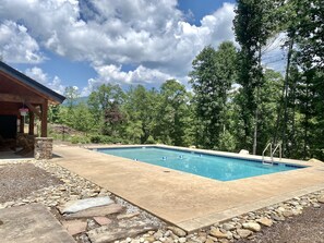Pool - New Waterfront Home - Amazing Views of Lake James and NC Mountains (Nebo)