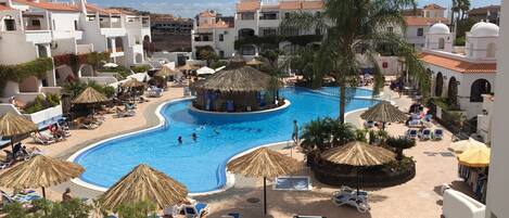 Una piscina riscaldata