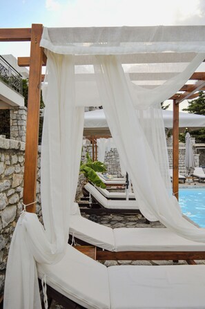 Outdoor pool - Studio με θέα θάλασσα και ουρανό!! (Gytheio)