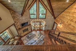 TV connectée, cheminée