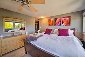 2 bedrooms, iron/ironing board, free WiFi