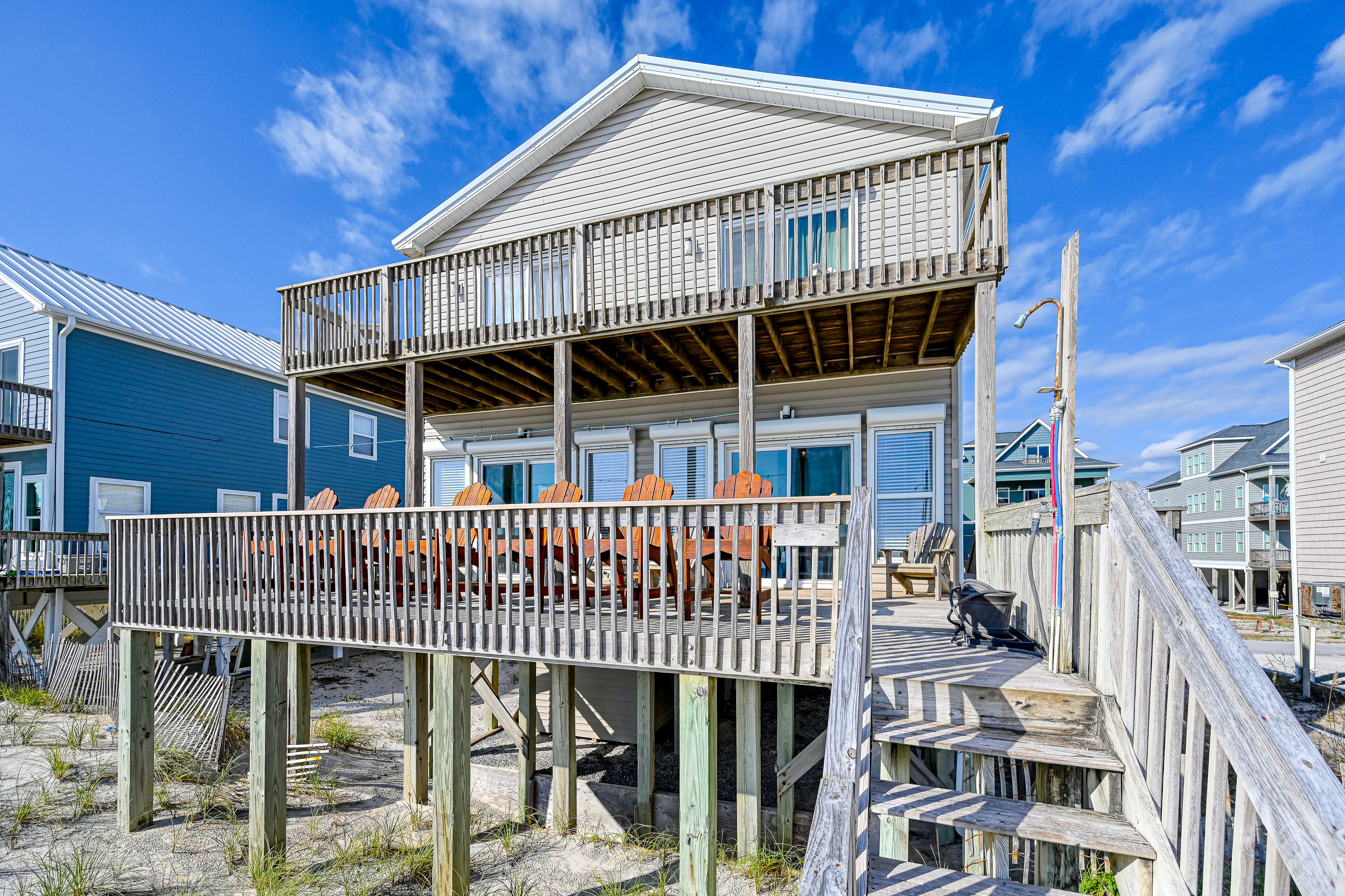 Ocean front home with private beach access and amazing views