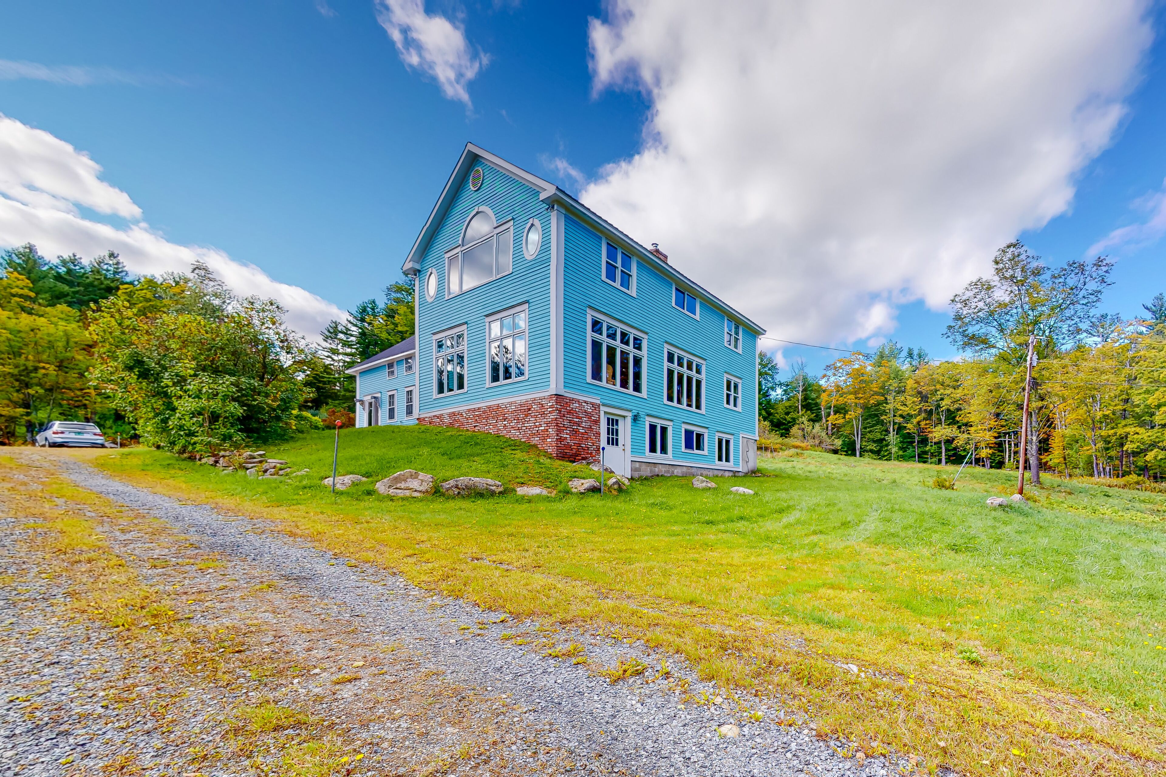 Delightful updated farmhouse with original features, patio, and & W/D