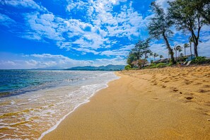 On the beach