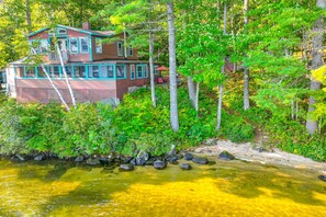 Exterior - Lakefront home with beach, stunning view, 2 docks, kayaks, SUP -  dog-friendly (Naples)