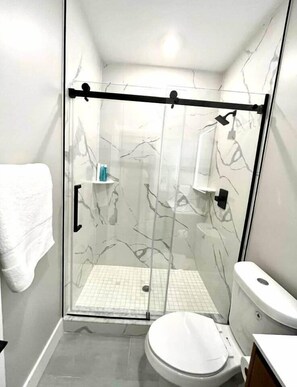 Shower, hair dryer