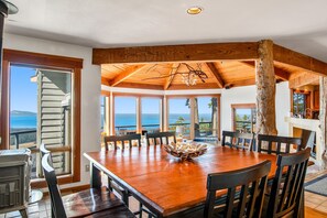 Dining - Mountaintop dog friendly escape with stunning water views & private sauna (Orcas Island)