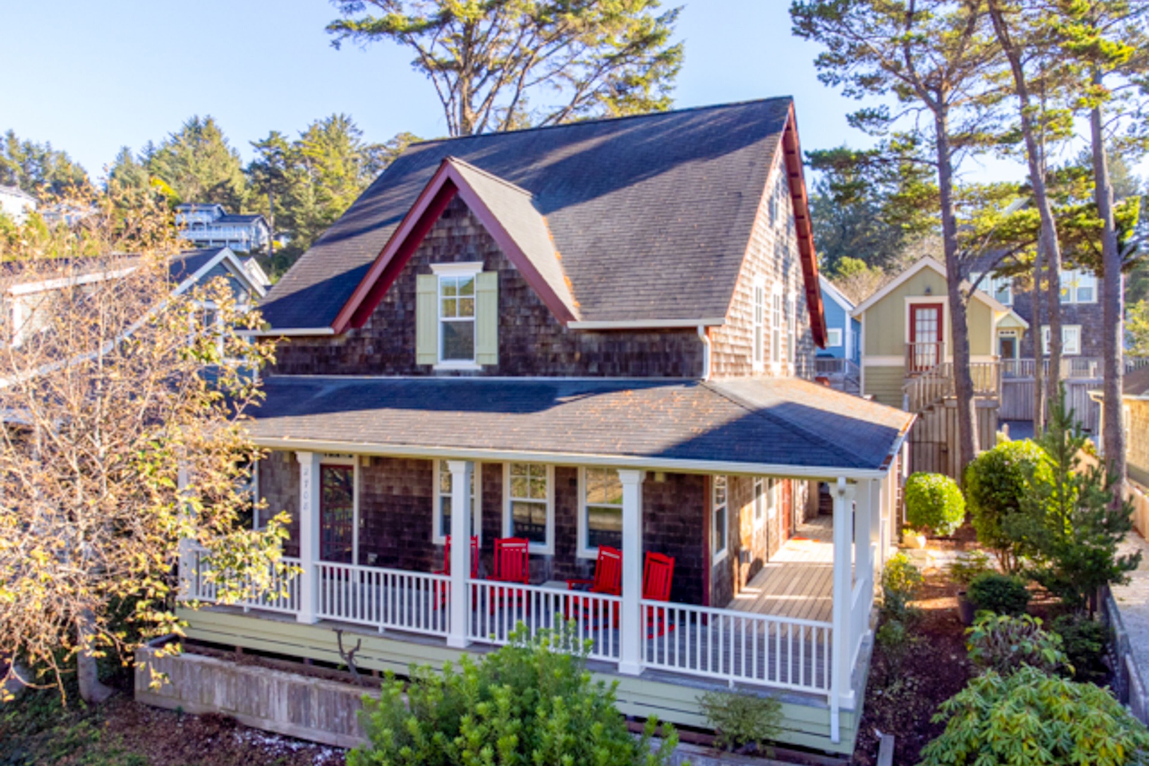 Dog-friendly home near beach with private hot tub, pool, bikes, & EV charger