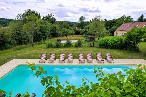 So Villa Terres Douces (28) - Heated pool - Basketball - 1h30 Paris - 30p.