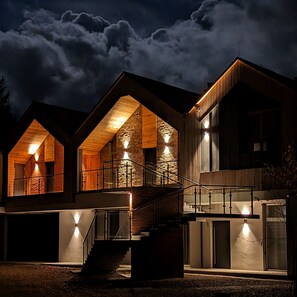 Front of property - evening/night