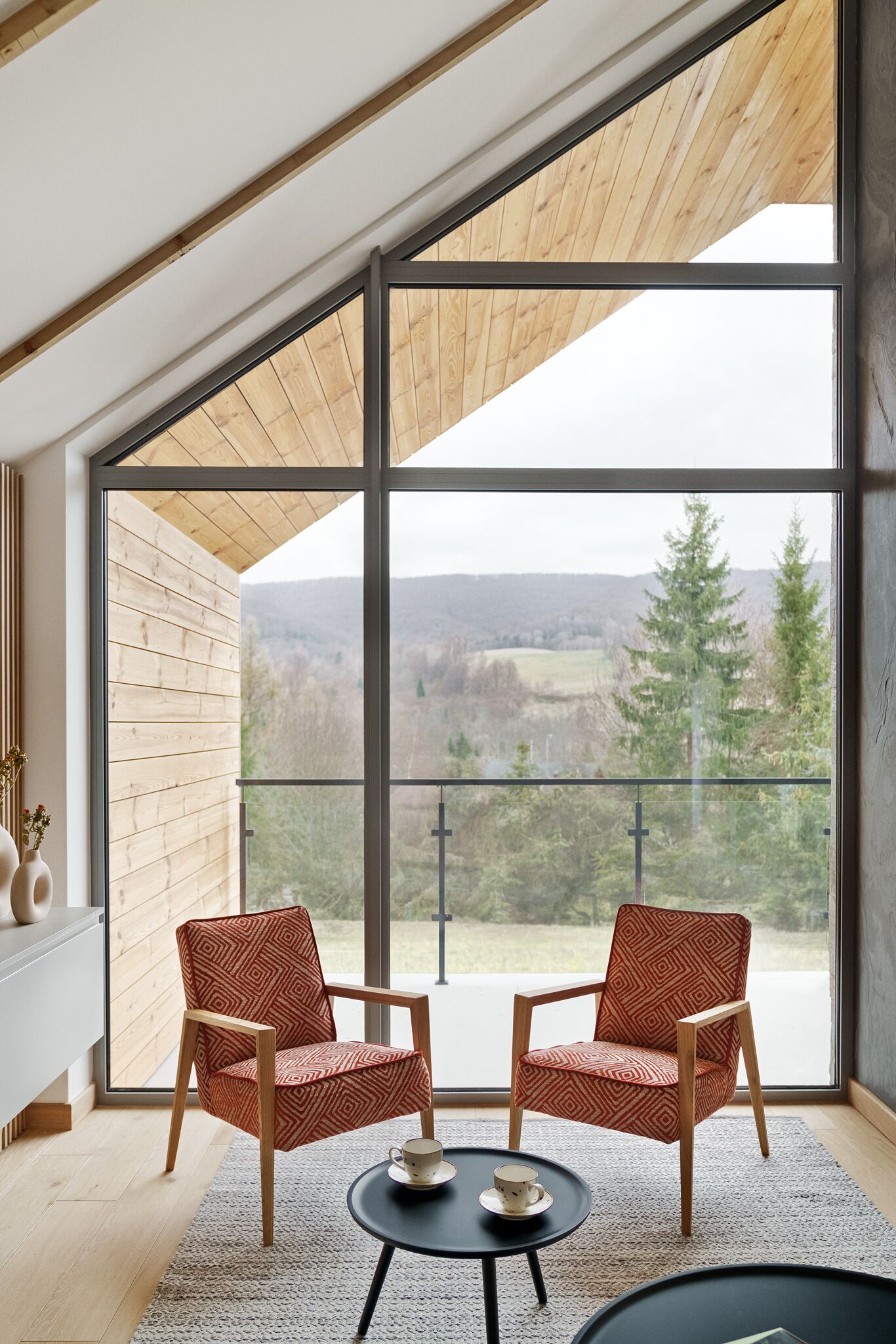 65-inch flat-screen TV with digital channels, TV, fireplace