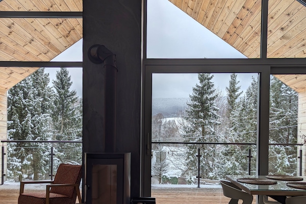 Premium Apartment, 2 Bedrooms, Fireplace, Mountain View | View from room