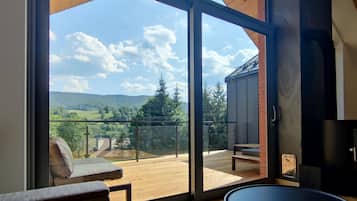 Premium Apartment, 1 Bedroom, Fireplace, Mountain View | View from room