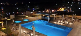 Luxury hotel amenities in an apartment