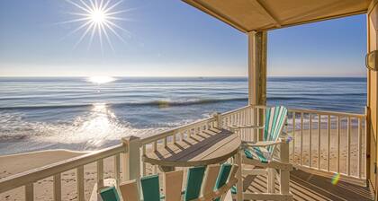 Topsail Dunes condo - ocean-view balcony - beach access & beachfront pool
