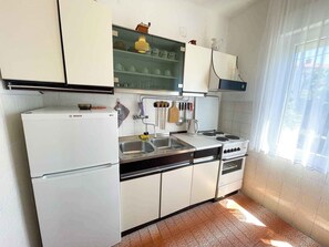 Oven, stovetop, toaster, cookware/dishes/utensils