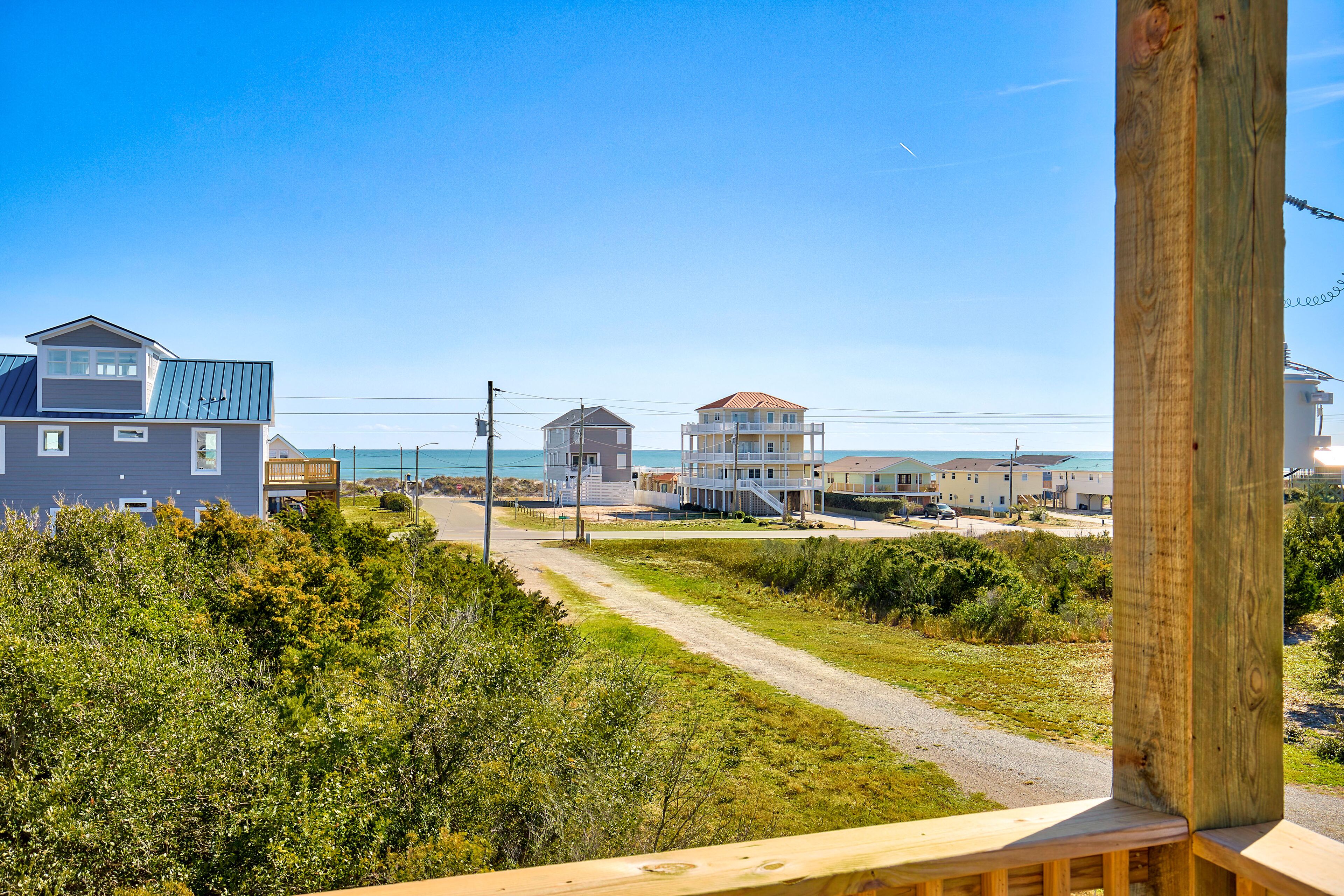 Sound-view home with decks, private washer/dryer, central AC - walk to the beach