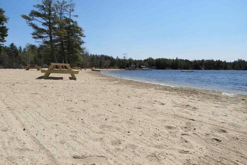 Home near the beach with a washer/dryer, tennis court, playground, basketball